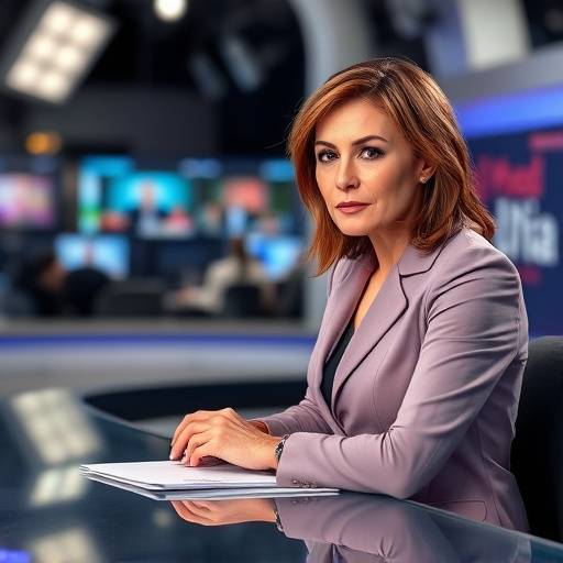 Imagen de Marta Sanz presentando el programa de noticias 'Madrid al Día'